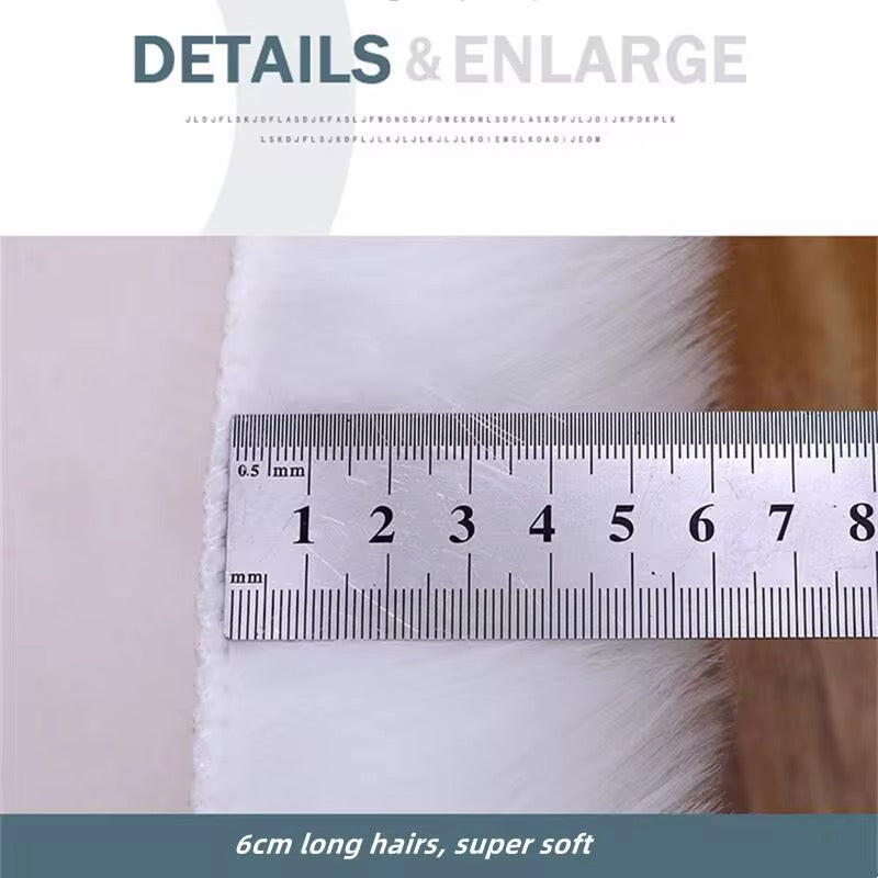 Tapis Fourrure Ultra Dense gris– Confort & Élégance Absolue